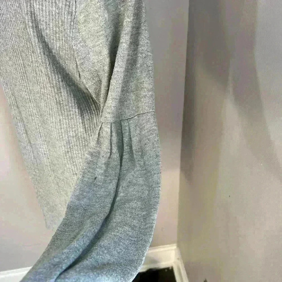 Anthropologie Saturday Sunday Cowl Neck Ribbed Long Sleeve Pullover Large - Picture 6 of 6
